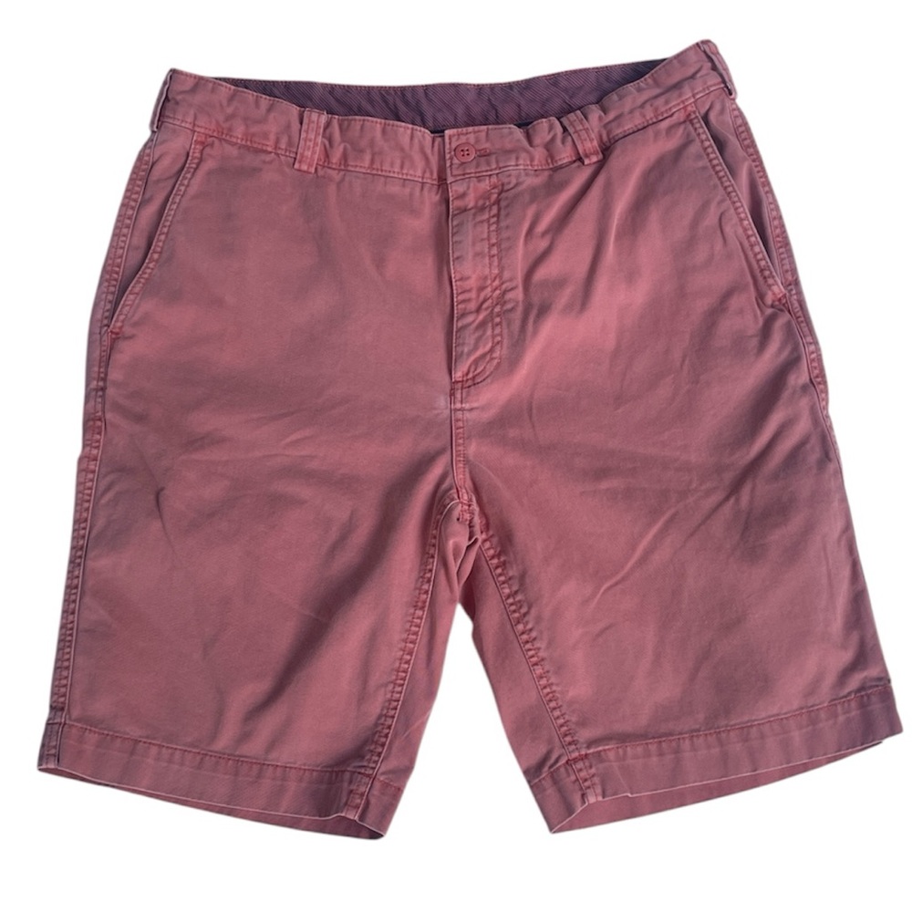 CREMIEUX MENS CHINO RED/PINK SHORTS WITH POCKETS SIZE 35